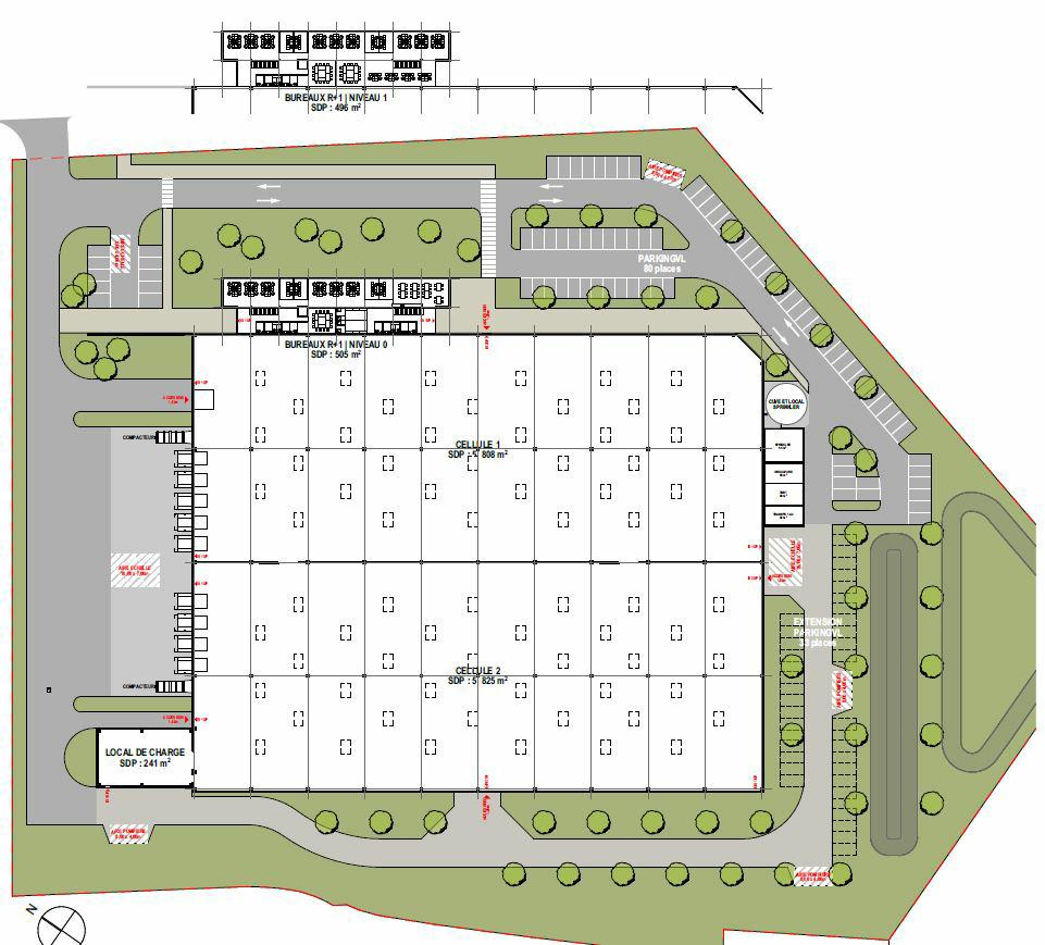 Entrepôt classe a Mionnay 12602m² Vente entrepôt classe a Mionnay Ain OVLOG2309805 3